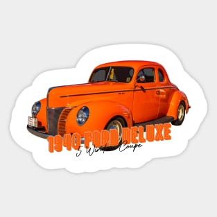 1940 Ford Deluxe 5 Window Coupe Sticker